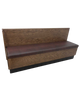 42"H x 66"L Solid Wood Single Booth