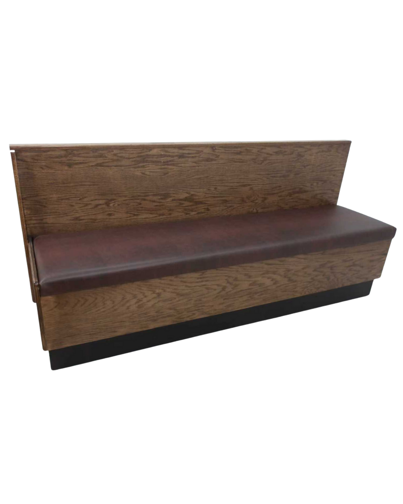 42"H x 66"L Solid Wood Single Booth