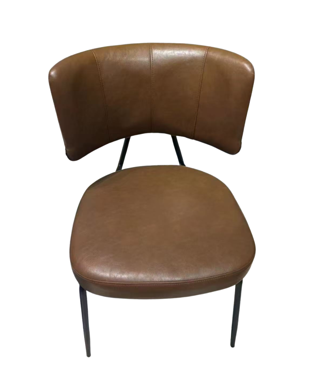 Indoor Chair with Vinyl Seat and Back