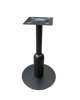 Indoor 20" Round Metal Table Base in Black Finish