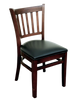 Dark Walnut Wood Chair