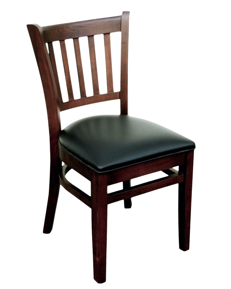 Dark Walnut Wood Chair