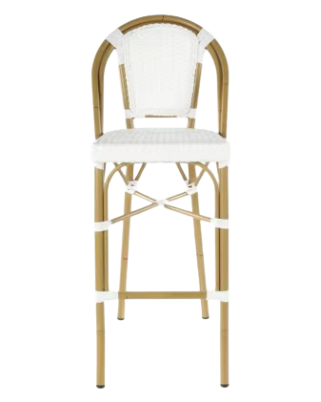 Aluminum PE Rattan Bar Stool