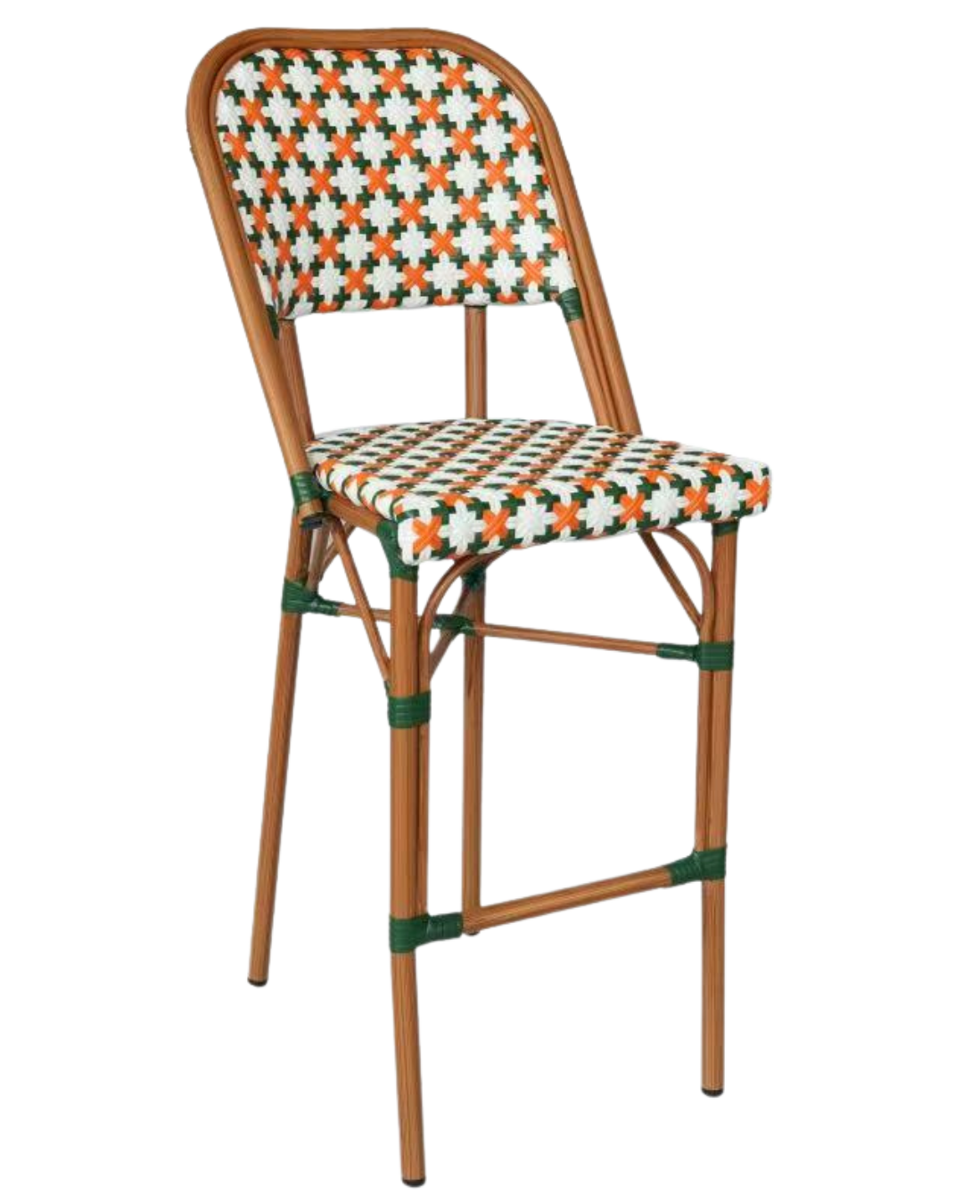 Aluminum Rattan Bar Stool