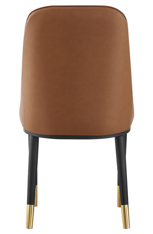 Indoor Metal Chair Brown
