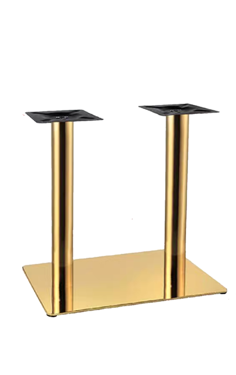 Indoor Golden 18''X36'' Stainless Steel Table Base