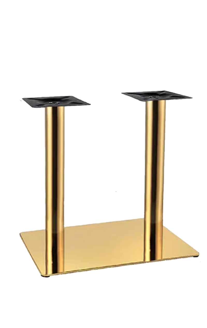 Indoor Golden 18''X36'' Stainless Steel Table Base