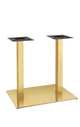 Indoor Golden 18'' X 36'' Rectangle Steel Table Base