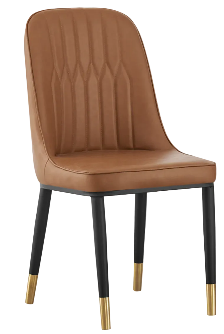 Indoor Metal Chair Brown