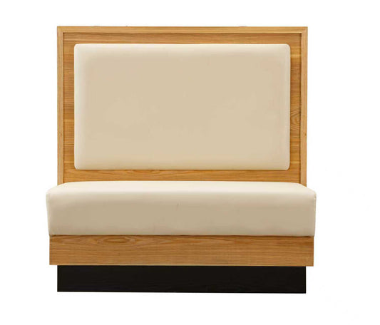 48” Single Nature Wood Trim w/ Back in Beige