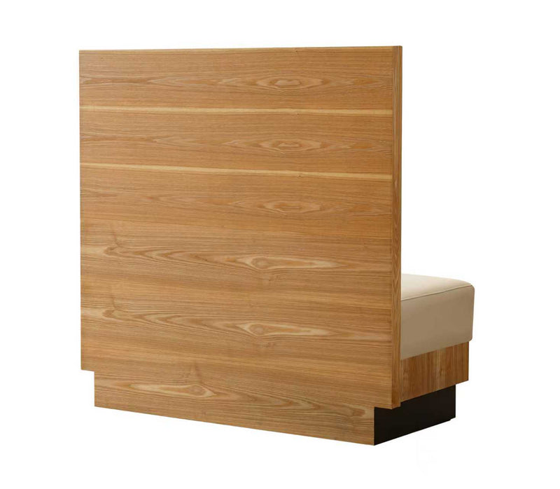 48” Single Nature Wood Trim w/ Back in Beige