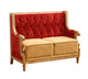 48" Indoor Single Booth, Finish Red and Yellow