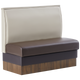 48" Length Single Booth W/ Beige Vinyl Seat