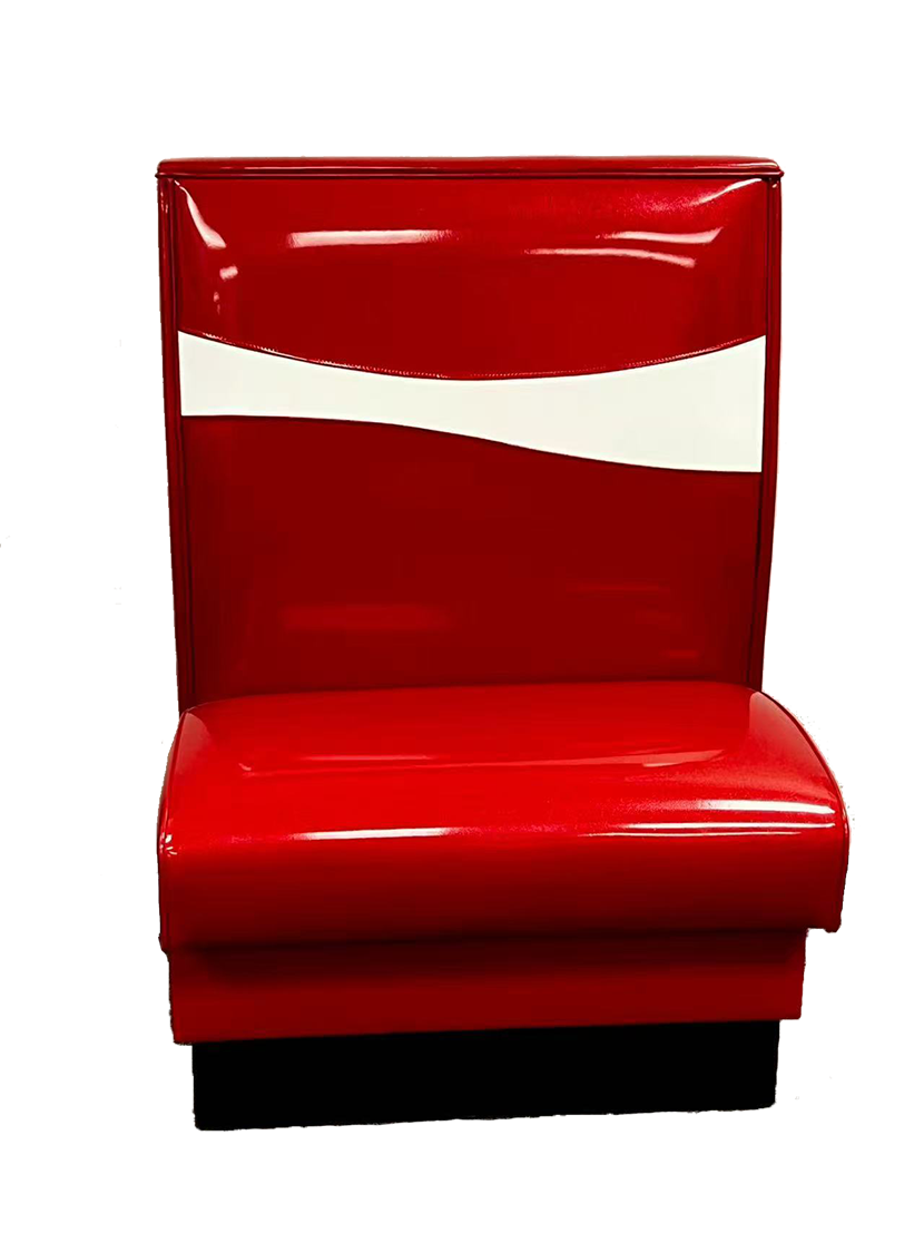 Red Plan Color Matching Single/Double Booth, Dimensions 48"/60"/72"