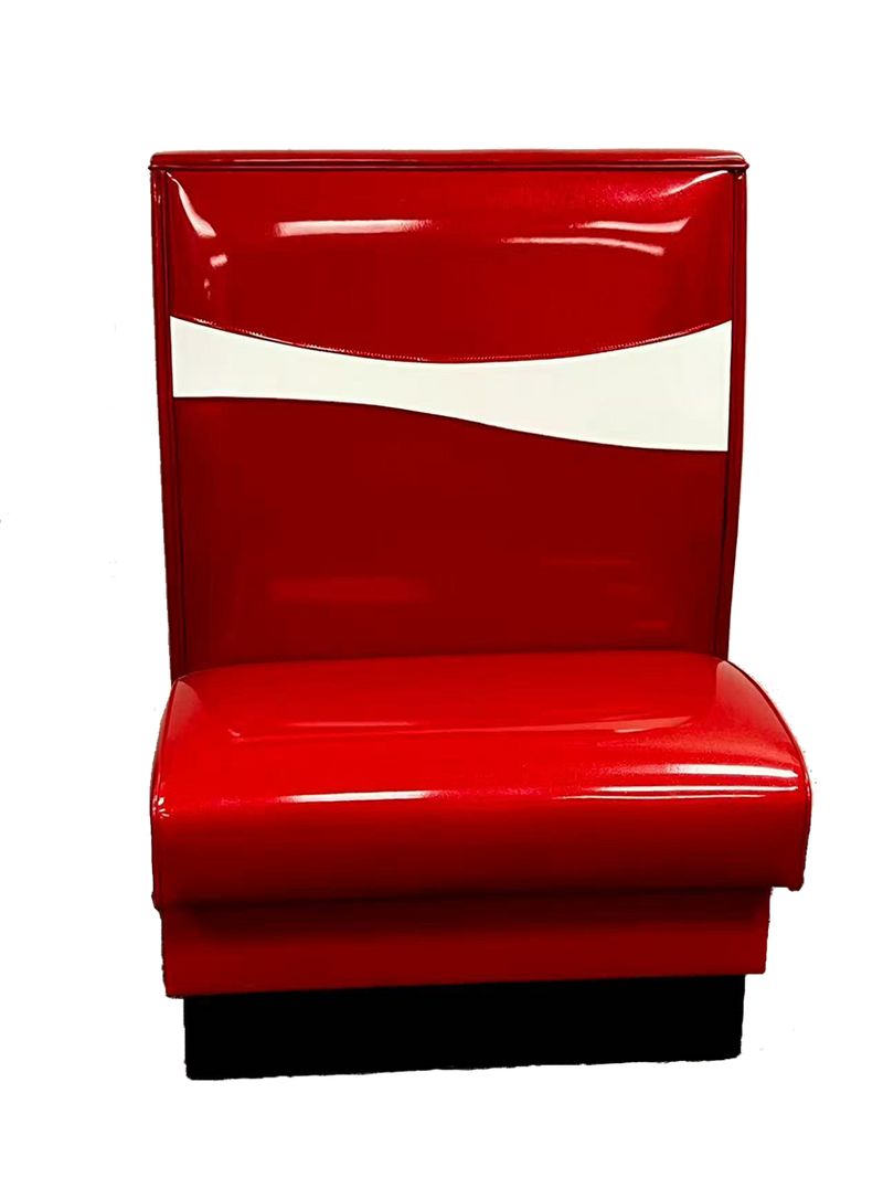 Red Plan Color Matching Single/Double Booth, Dimensions 48"/60"/72"