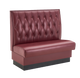 48" Length Burgundy/GRE/GRY/BLK/BRN/RED Single Booth W/ Vinyl Seat