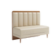 Natural 48" Length Single Booth with Beige Seat&Back