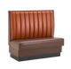 48" Length Single Booth W/ Brown Vinyl Seat