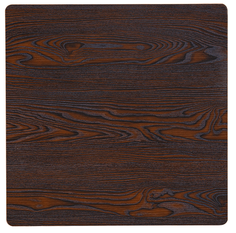 Indoor Melamine Dark Walnut Wood Grain Table Top