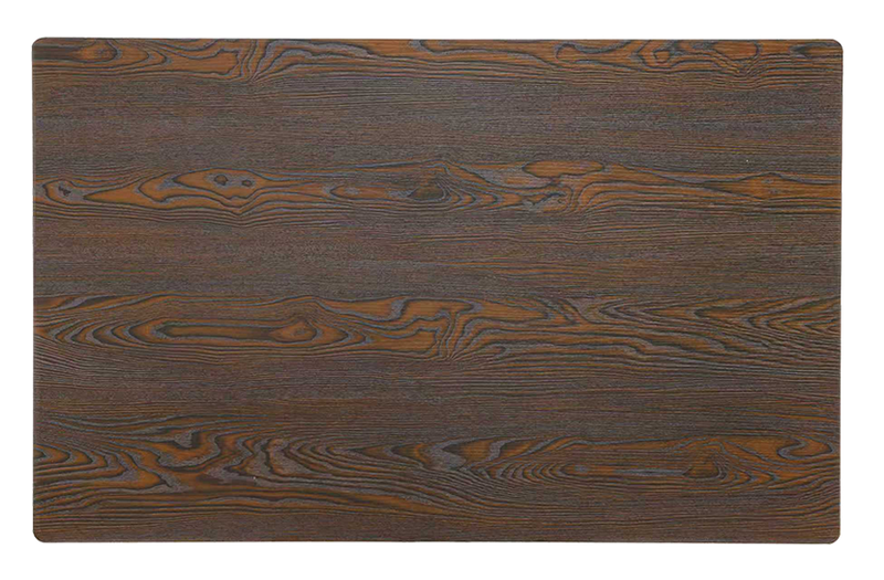 Indoor Melamine Dark Walnut Wood Grain Table Top