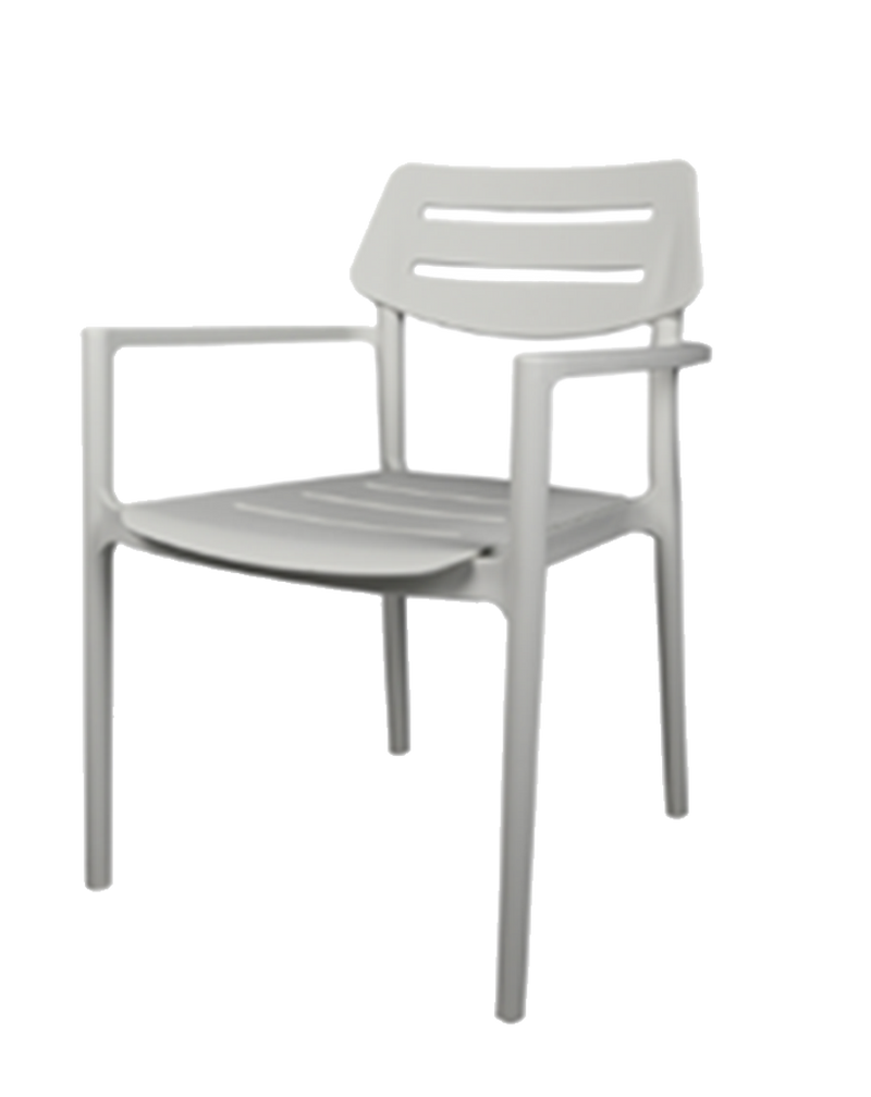 New material mixture Aluminum chair with pp/Terslin/Rope/Rattan Seat