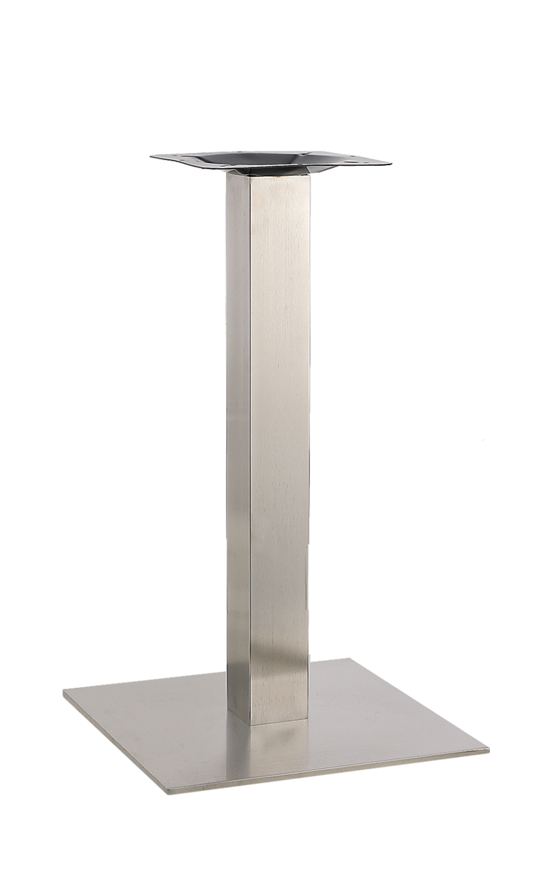Indoor 20'' x 20'' Stainless Steel Table Bases
