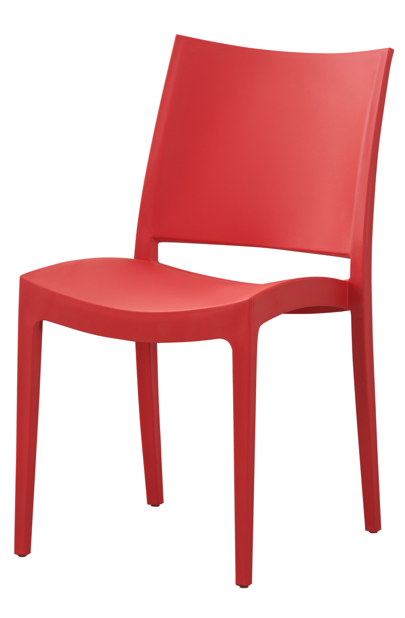 Plastic Chair w/ Available in Multiple Colors