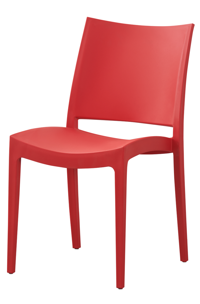 Plastic Chair w/ Available in Multiple Colors