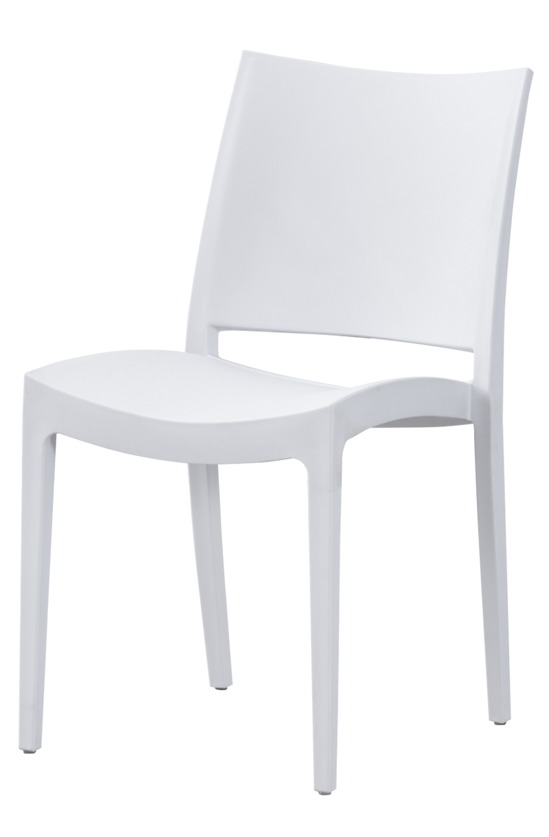 Plastic Chair w/ Available in Multiple Colors