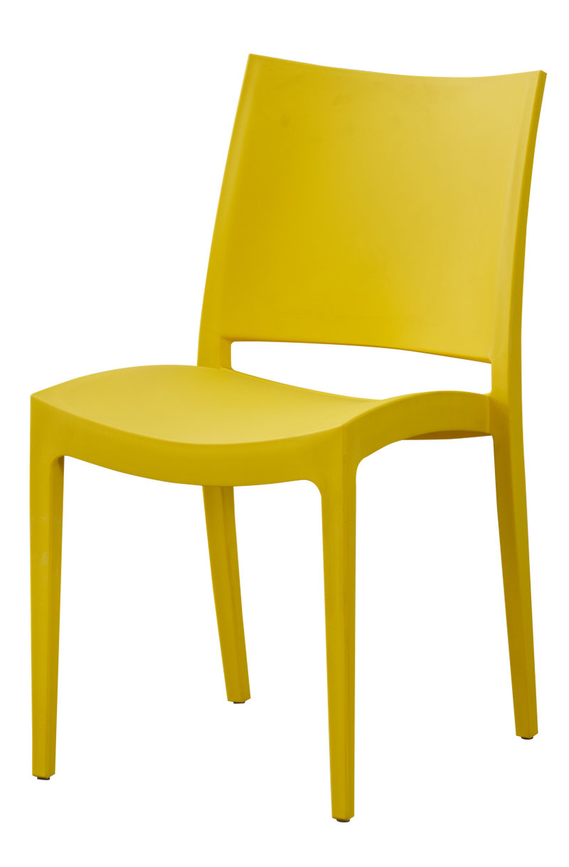 Plastic Chair w/ Available in Multiple Colors