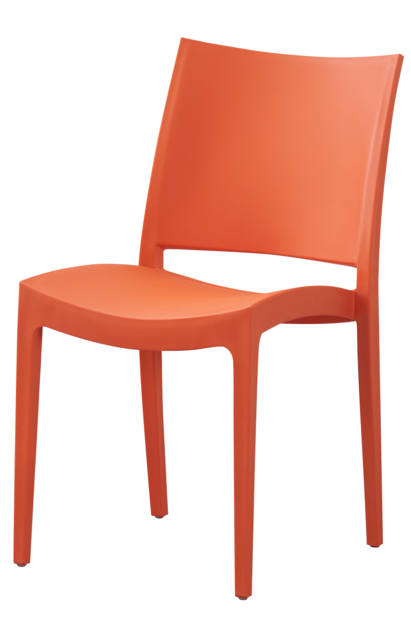 Plastic Chair w/ Available in Multiple Colors
