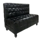 Indoor Black Vinyl Single Booth