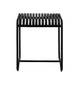 36" x 36" Outdoor Industrial style Metal Table Finish Black