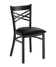 Black Wood Chair with Black Seat