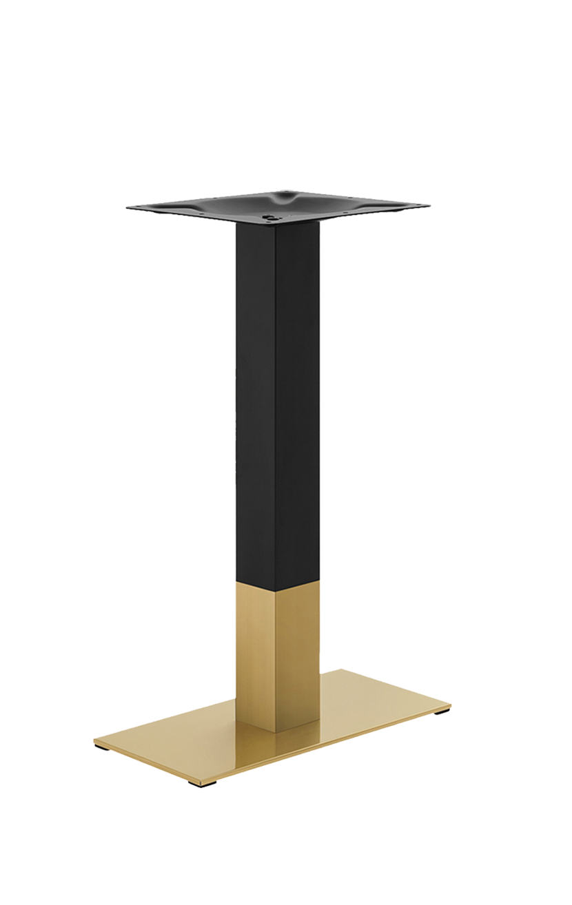 Mix Color Indoor Table Base made by Stainless Steel, Finish Black&Gold