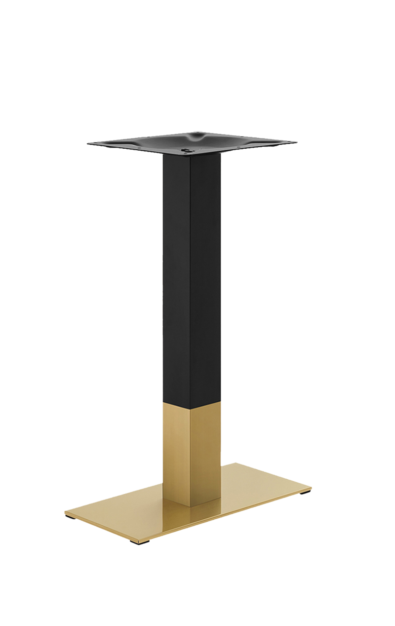 Mix Color Indoor Table Base made by Stainless Steel, Finish Black&Gold