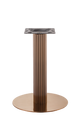 22" Round Golden Stainless Table Base, 3 PCS Easy Assembly