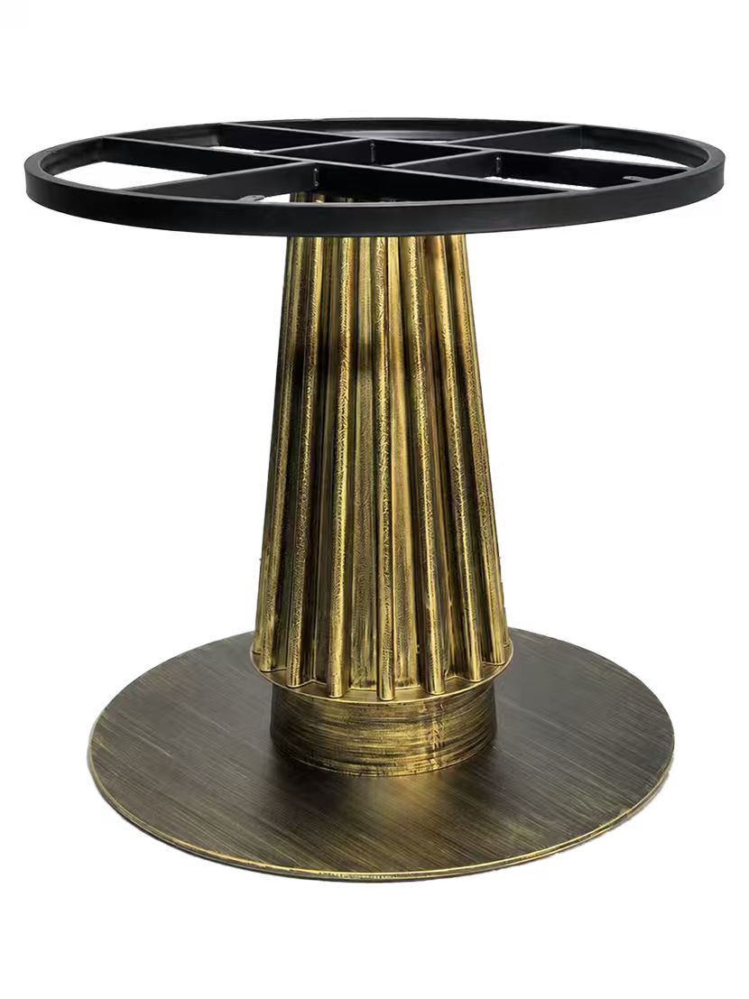 Indoor 28" Round Table Base, Finish Antique Bronze