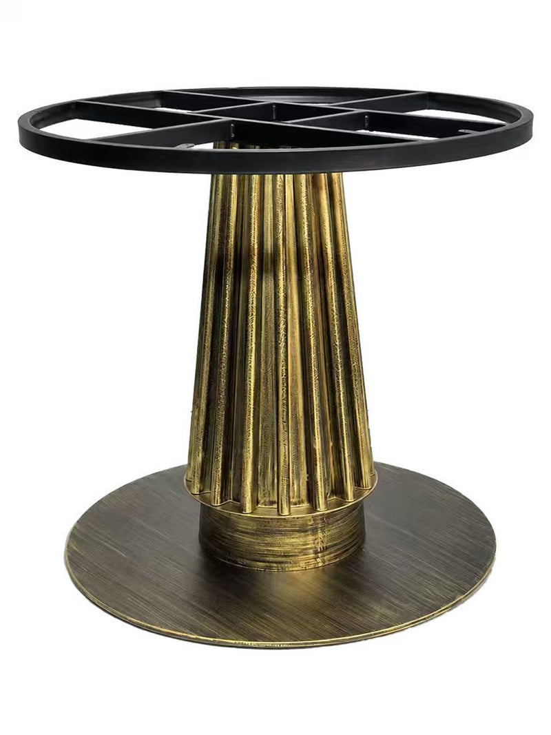 Indoor 28" Round Table Base, Finish Antique Bronze