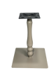 22"X22" Indoor Metal Table Base, Finish Grey