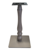 16"X16" Indoor Metal Table Base, Finish Grey