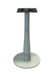 16"Round Indoor Metal Table Base, Finish Grey