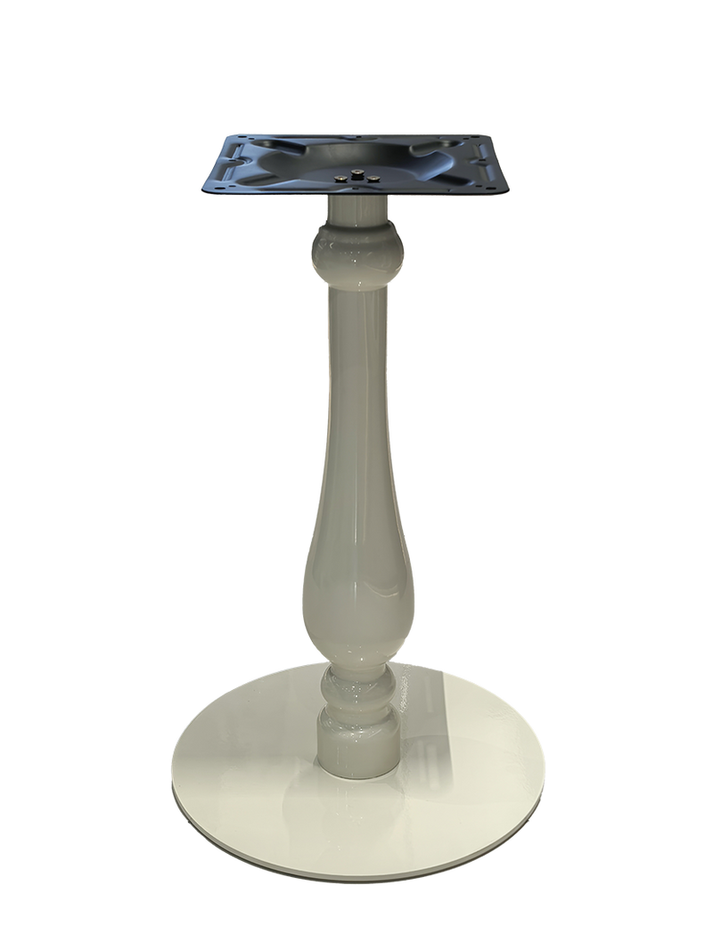 16"Round Indoor Beige Metal Table Base