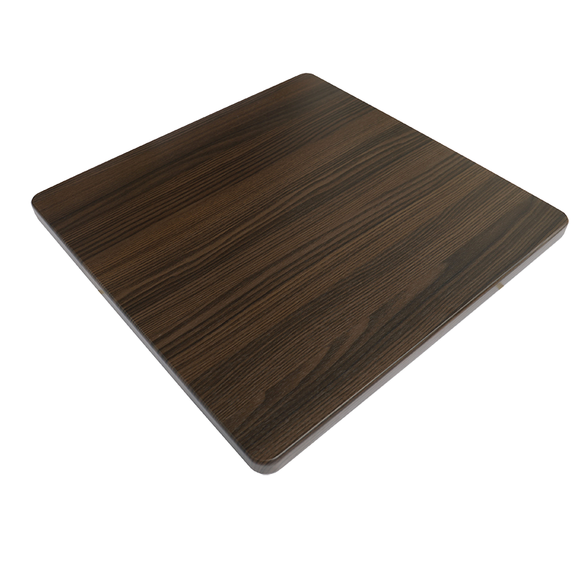 Indoor 1-1/4" Laminate Table Top, Finish Walnut