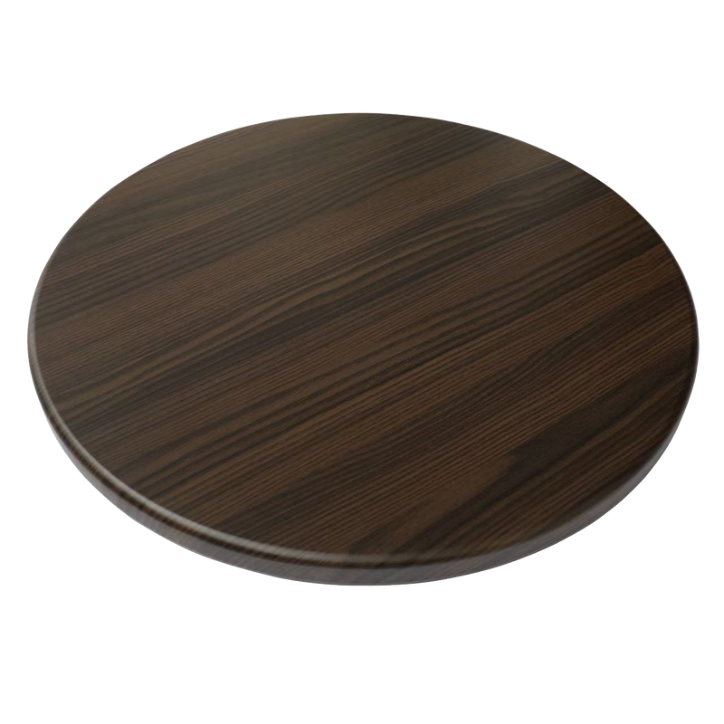 Indoor 1-1/4" Laminate Table Top, Finish Walnut