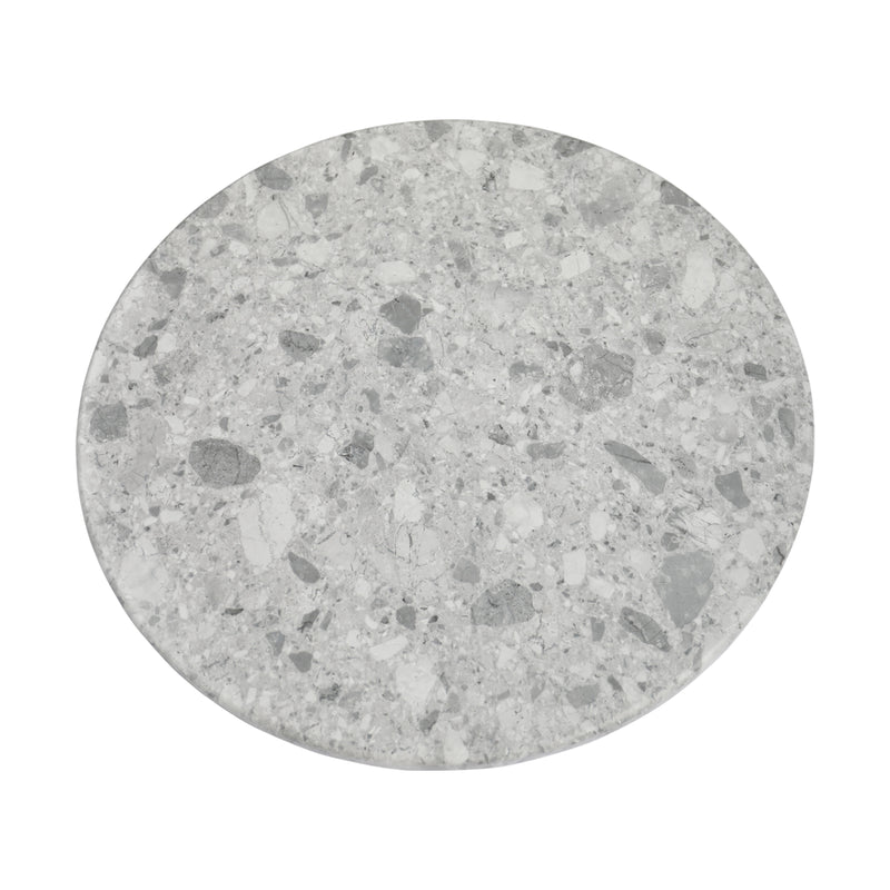 Indoor 1-1/4" Laminate Table Top, Finish White Marble