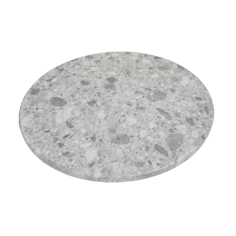 Indoor 1-1/4" Laminate Table Top, Finish White Marble