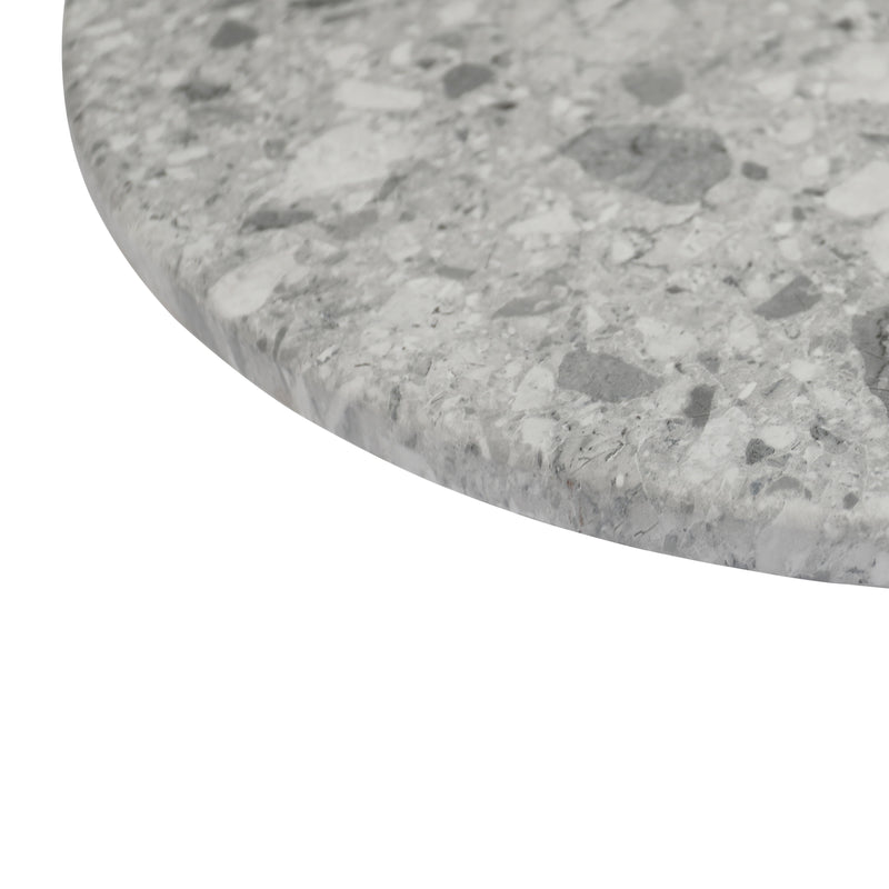 Indoor 1-1/4" Laminate Table Top, Finish White Marble