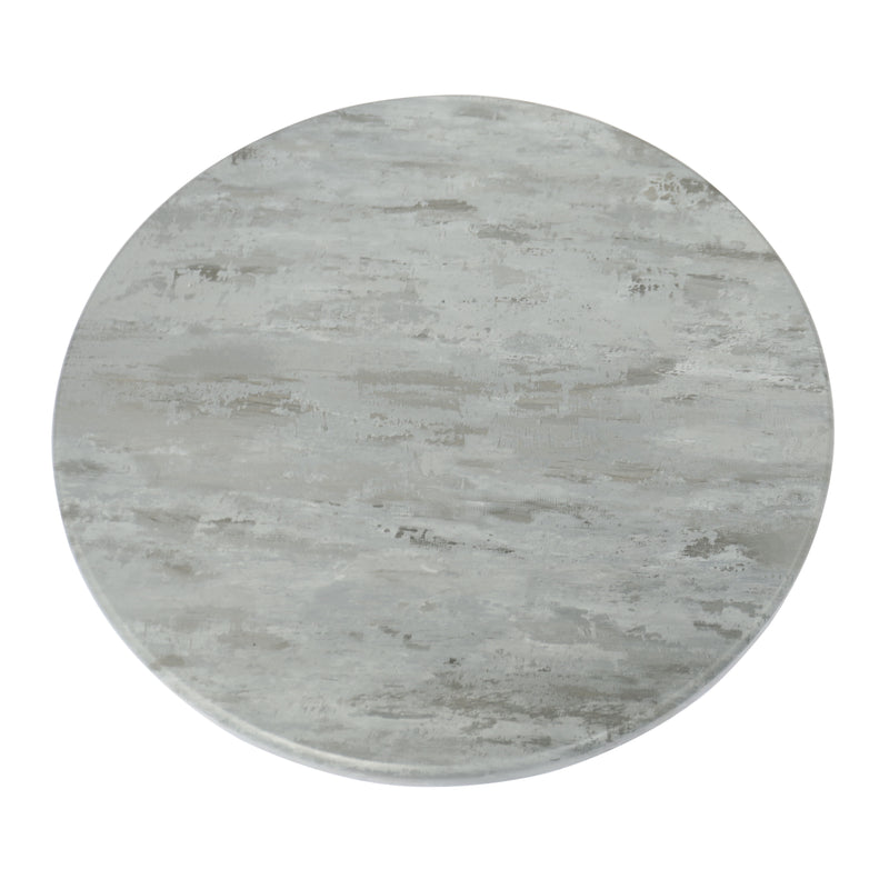 Indoor 1-1/4" Laminate Table Top, Finish White Snow