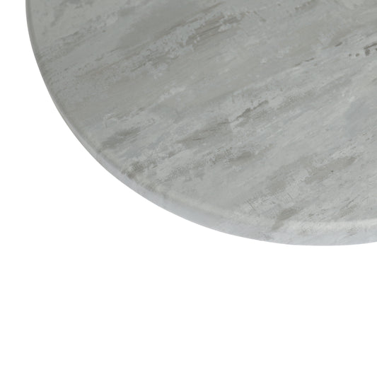 Indoor 1-1/4" Laminate Table Top, Finish White Snow